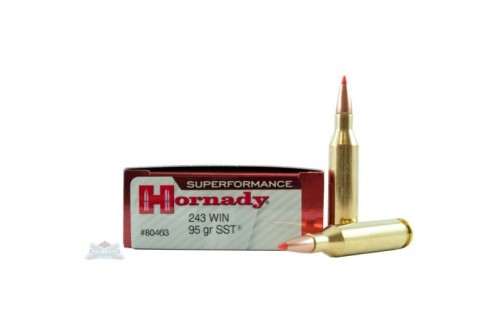 Hornady 243 Win 95GR SST Superformance Ammunition 20rds - 80463