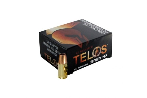 G2 Research 9mm+P 92 gr SCHP Telos Ammunition, 20 Rounds - G00619