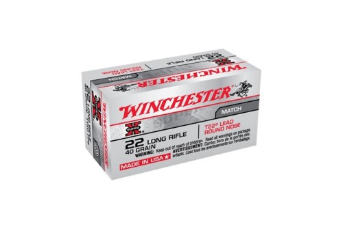 Winchester .22LR 40gr Super-X Rimfire Ammunition, 50 Rounds - XT22LR