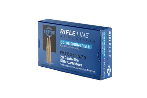 Prvi Partizan .30-06 Springfield FMJ 150gr for M1 Garand 20 Rounds Ammunition- PP3006G