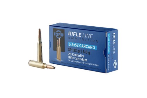 Prvi Partizan 6.5x52 Carcano SP 123gr 20 Rounds Ammunition - PP6CS