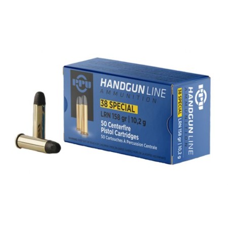 Prvi Partizan .38 Special LRN 158gr 50 Rounds Ammunition - PPH38SL