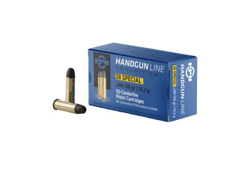 Prvi Partizan .38 Special LRN 158gr 50 Rounds Ammunition - PPH38SL