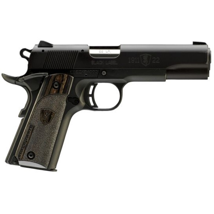 Browning 1911-22 Black Label Compact 22 LR Pistol 10 Round, Laminated Black - 051815490