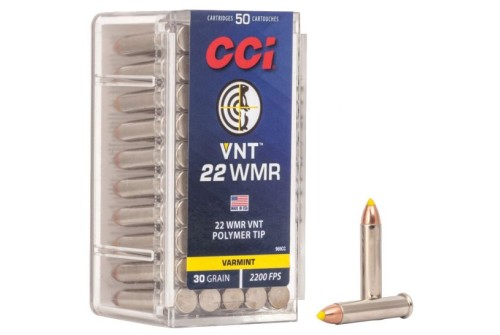 CCI 30 gr VNT .22 WMR Ammo, 50/box - 969CC