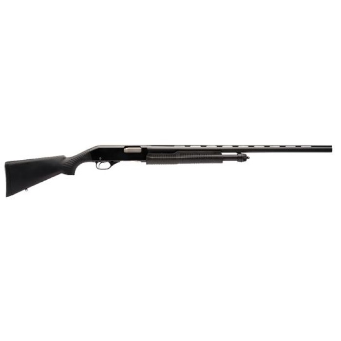 Savage Arms Stevens 320 Field Grade 20 Gauge Pump-Action Shotgun, Matte Black - 22436