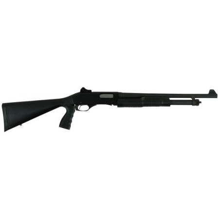 Savage Arms Stevens 320 Security GRS with Pistol Grip 20 Gauge Pump-Action Shotgun, Matte Black - 22439