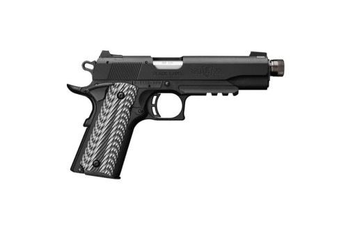 Browning 1911-22 Black Label Suppressor Ready Full Size .22lr Pistol w/ Rail, Matte - 051820490