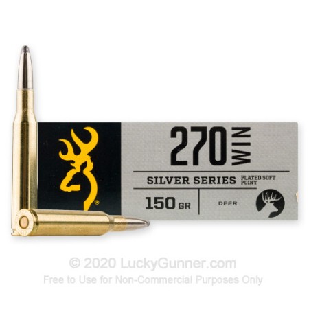 270 - 150 Grain SP - Browning Silver Series - 20 Rounds