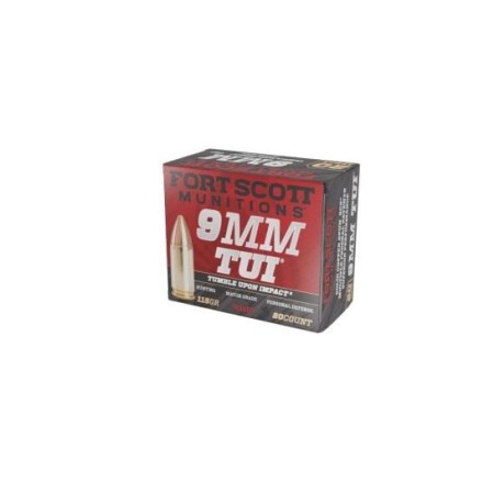 Fort Scott Munitions TUI Nickel Plated 9mm 115-Grain 20-Rounds SCS