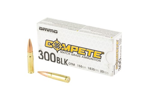 Ammo Inc Compete .300 AAC BLACKOUT, 155gr, OTM - 20 rounds [MPN: 300B155-OTM-A20]