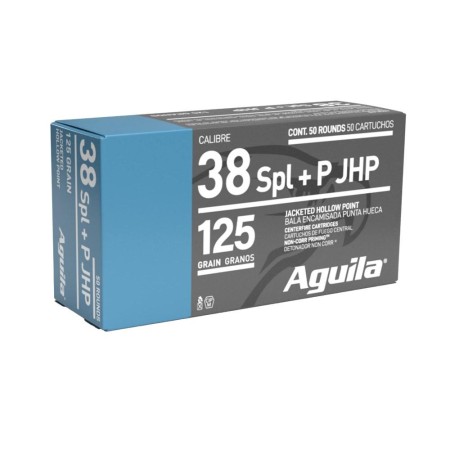 Aguila 38 Special 125Gr Jhp 50Rd 10Bx/Cs 1E382527