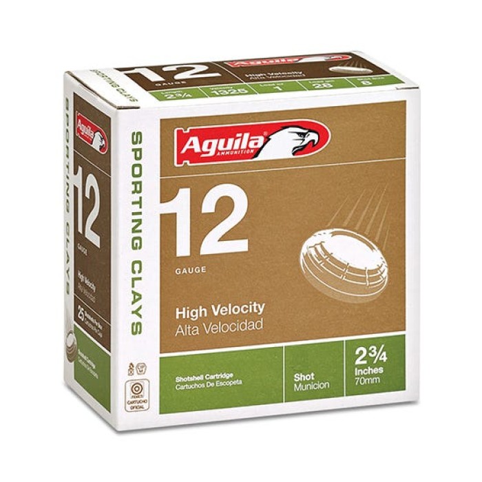 Aguila High Velocity Sporting 12 GA #7.5 25-Rounds 2.75"