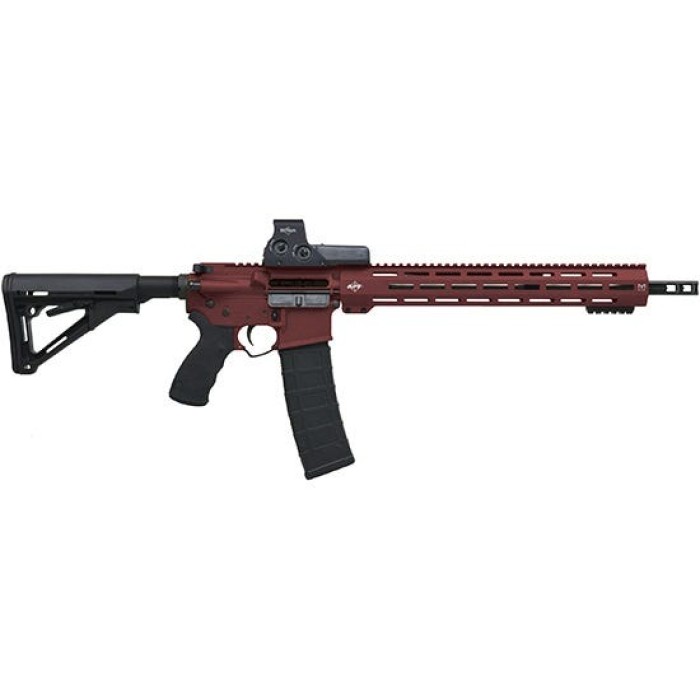 Alex Pro Firearms Alpha Black / Crimson 7.62 / .308 Win 16" Barrel 20-Rounds