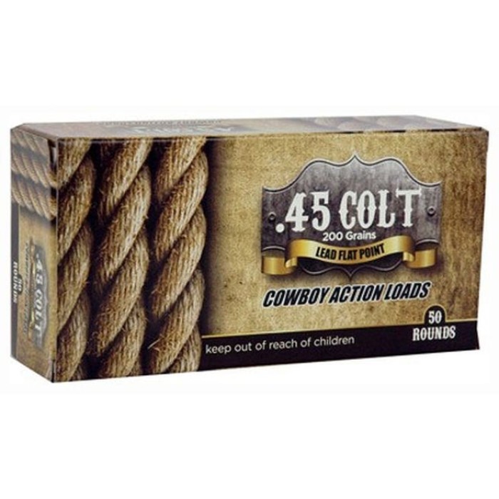 American Cowboy .45 Long Colt - 200gr. Lead Flat-nose 50-pack