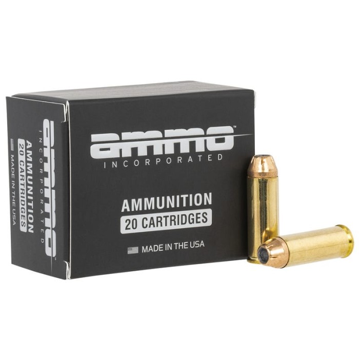 Ammo Incorporated 45C250JHPA20 Signature 45 Colt (LC) 250 gr Jacketed Hollow Point (JHP) 20 Bx