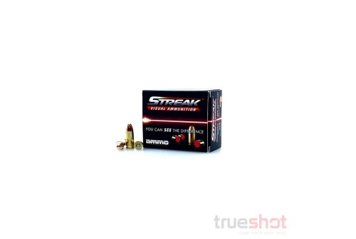 Ammo Inc. - Streak - Red - 9mm - 115 Grain - FMJ - 200 Rounds