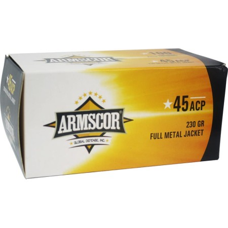 Armscor 50443 Pistol Value Pack 45 ACP 230 gr Full Metal Jacket (FMJ) Value Pack 100 Bx