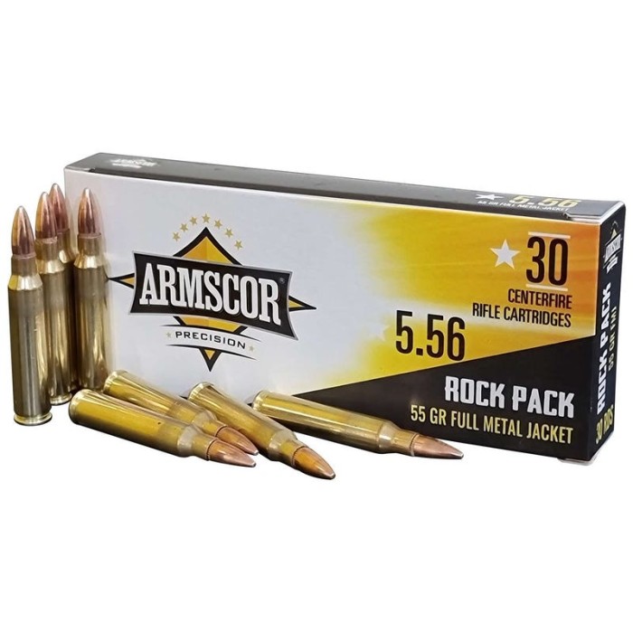 Armscor Rock Pack, Arms 50113   5.56 Fmj 55gr - Rock Pack       30/10