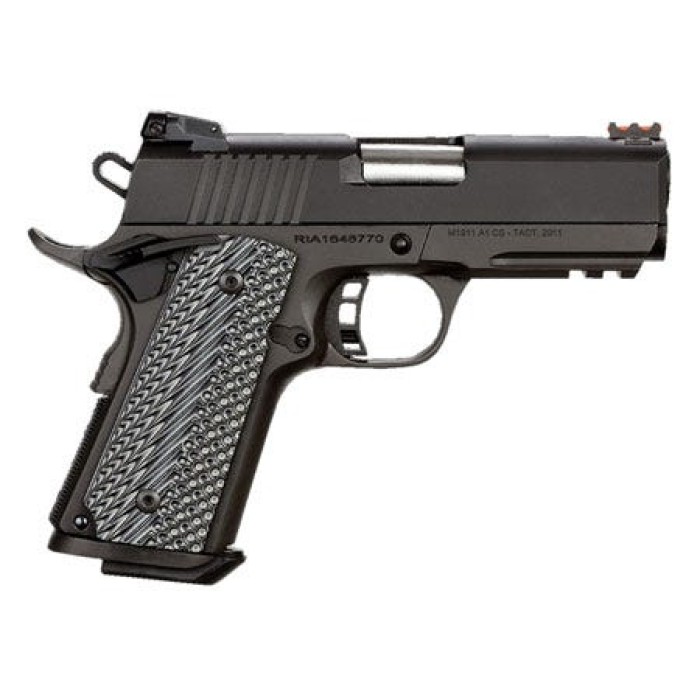 Rock Island Armory Tactical Ulra Black 45 ACP 3.5 Inch Barrel 7Rd