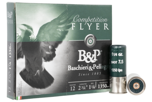 B&P Competition Flyer 12 GA #7.5 Shot 1-1/4 oz 10-Rounds 2.75" 1350 FPS