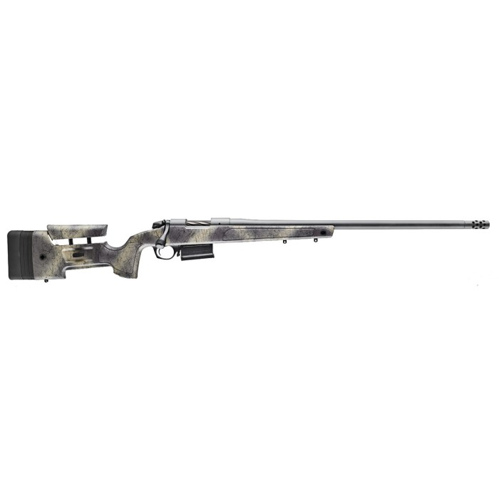 Bergara B-14 HMR Carbon Wilderness Sniper Gray Cerakote Bolt Action Rifle - 7mm PRC - 24in