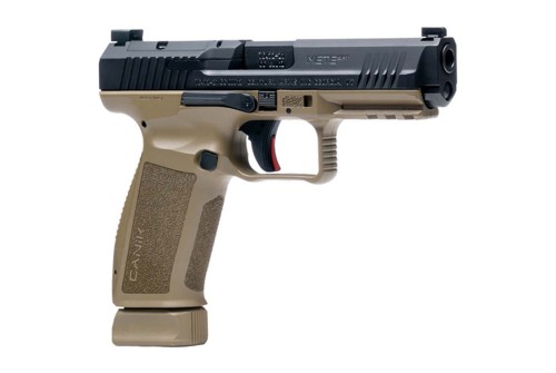 Canik MeteSFT 9mm, 4.4" Barrel, Optics Ready, FDE/Black, 20rd