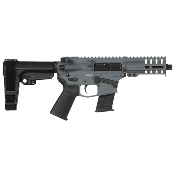 CMMG MK57 BANSHEE 5.7X28 5 RIPBRACE SLATE PISTOL