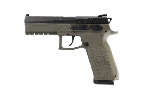 CZ P-09 DA/SA 9mm, Olive Drab, Fixed Sights, 19rd