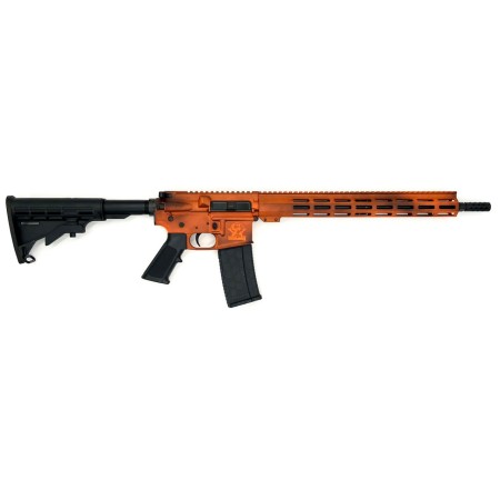 GREAT LAKES FIREARMS GL-15 RIA 223 WYLDE 16IN BBL ORC BATTLEWORN ORANGE/NITRIDE 30RD MAG