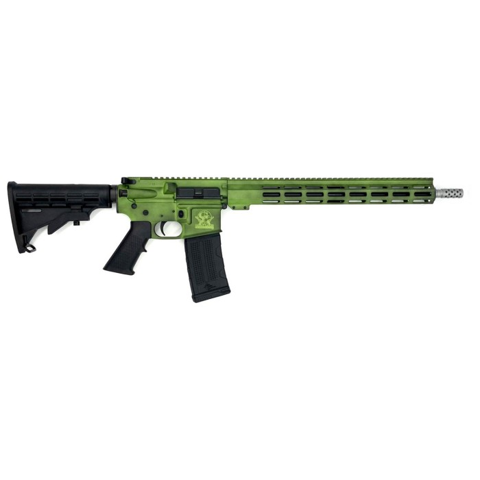 GREAT LAKES FIREARMS GL-15 RIA 223 WYLDE 16IN BBL ORC BATTLEWORN LIME/SS 30RD MAG