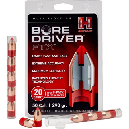 HORNADY 50 Cal 290 Gr Bore Driver Ftx (67713)