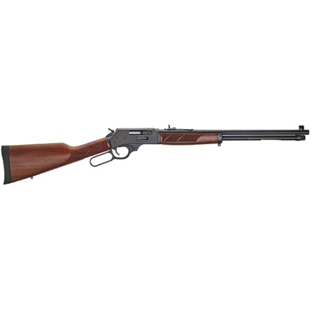 Henry Repeating Arms, Lever Action, Side Action, 30-30, 20" Barrel, Blue Finish, Walnut Stock, Adjustable Sights, 5Rd