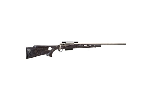 Savage 220 Slug 20 Ga 3" Chamber, 22" Rifled Barrel, Stainless Steel Barrel and Action, Gray Laminate Thumbhole Stock, 2Rd,