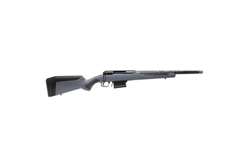 Savage 110 Carbon Predator 300 Blackout, 16" Barrel, Gray Synthetic Stock, Black, 4rd