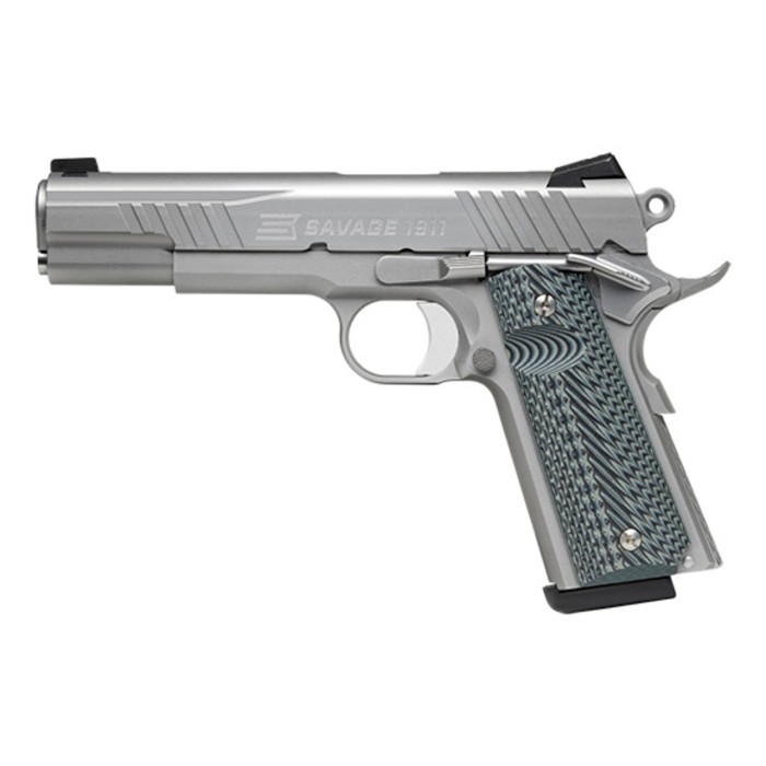 Savage 1911 Government .45 ACP 5" 7Rd Stainless Steel Semi Auto Pistol