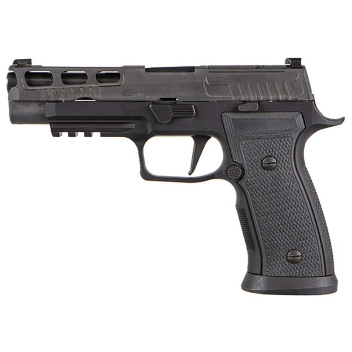 SIG P320 9mm X-Series, 4.7" Barrel, Black, Striker, X-Ray 3, AXG Mod Grip, Pro-Cut, Magwell, 2x10rd Mags