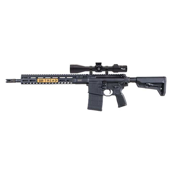 Sig Sauer, 716 TREAD, Semi-automatic, 308 Winchester/ 762NATO, 16" Barrel, Black, Collapsible Stock, M-Lok Handguard, 4.5-14X44mm SIERAA3 BDX Rifle Scope, 20Rd, 1 Magazine