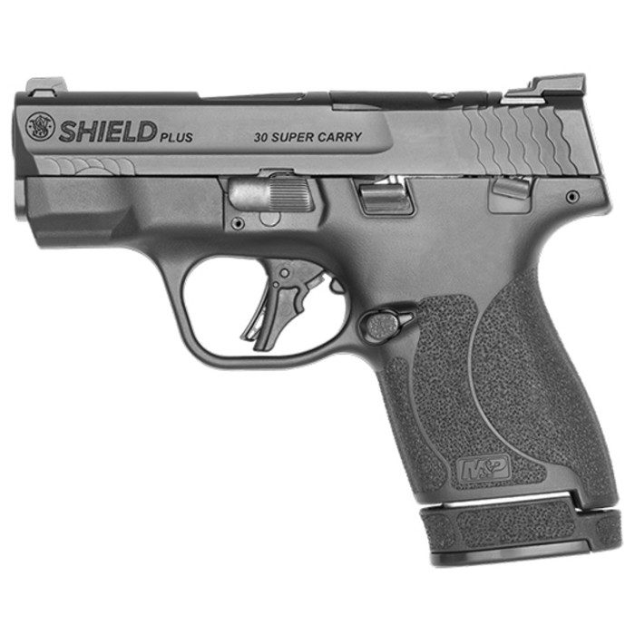 Smith and Wesson Shield Plus Optics Ready 30 Super Carry 3.1" Barrel 13/16-Round Mags TS