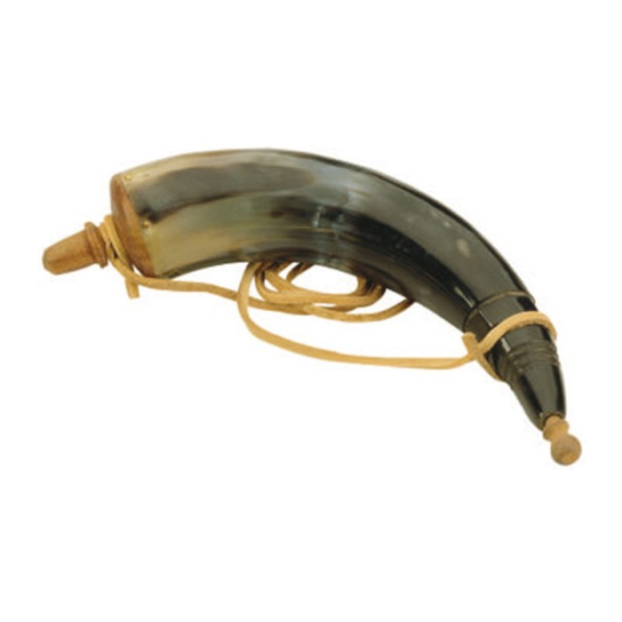 TRAD AUTHENTIC POWDER HORN W/SLING