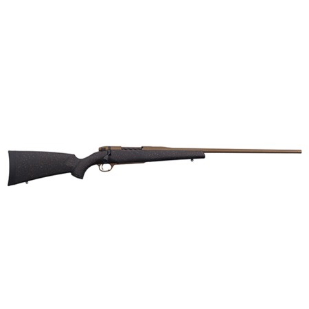 Weatherby Mark V Hunter 280 A.I. 24" Barrel, Burnt Bronze, Black Speckled Gray Stock, 4rd