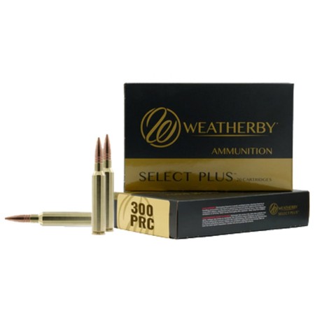 Weatherby Select Plus 300 PRC, 205gr, Jacket Hollow Point, 20rd Box