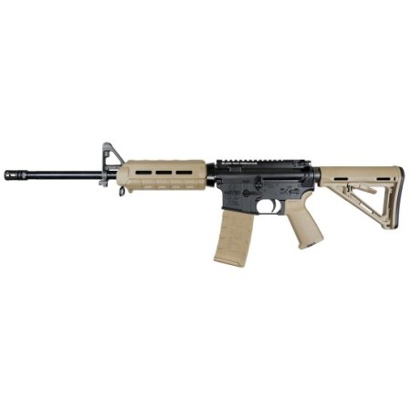 Black Rain Ordnance, A2, Semi-automatic, AR, 223 Remington/556NATO, 16" Chromoly Barrel, Anodized Finish, Black, Flat Dark Earth Furniture, Magpul CTR Stock, Magpul MOE Grip, 30 Rounds, 1 Magazine