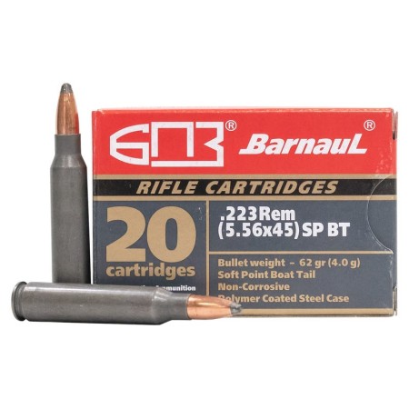 Barnaul Ammo Rifle Ammo, Barnaul 223rem-spbt62        223rem  62 Spbt 20/25