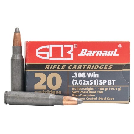 Barnaul Ammo Rifle, Barnaul Brn308winspbt168  308   168 Spbt     500rd