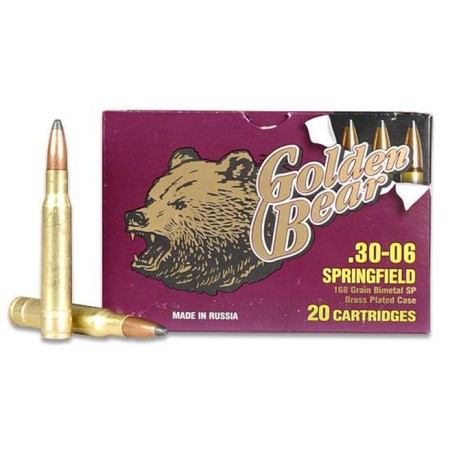 Barnaul Ammo Rifle Ammo, Barnaul 3006spr-br-spbt168    30-06 168 Spbt 20/25