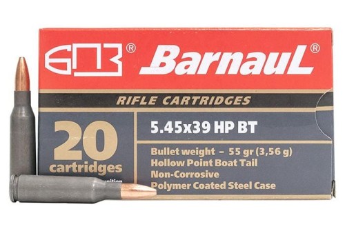 Barnaul Ammo Rifle Ammo, Barnaul 545x39-hpbt55       545x39   55 Hpbt 20/25