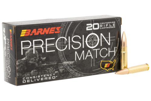 Barnes Bullets Precision Match Brass .300 AAC Blackout 220 Grain 20-Rounds JHP