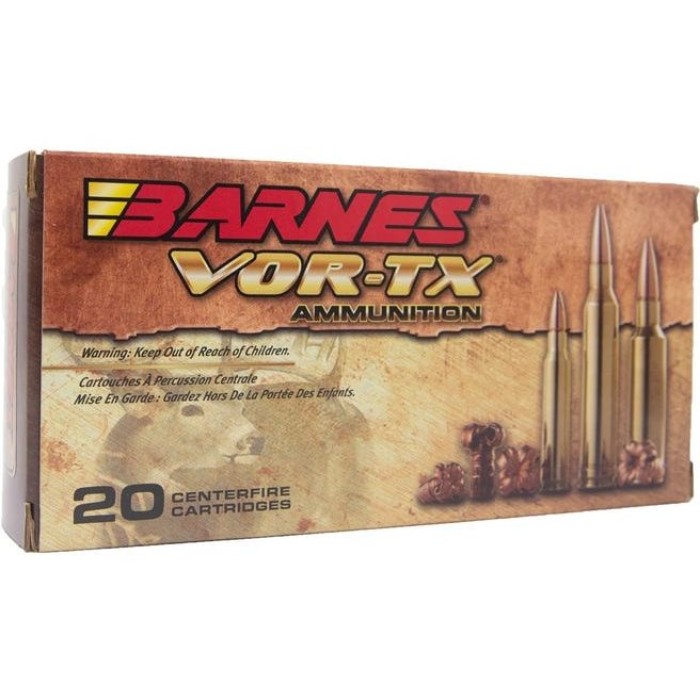 Barnes Bullets VOR-TX 6.5 PRC, 130gr, TSX Flat Base, 20rd Box