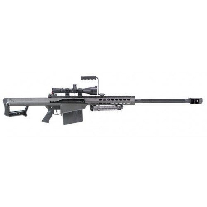 Barrett 82A1 Black .50 BMG 29-inch 10Rd Package Mono Pod Leupold 4.5-14x50mm Scope